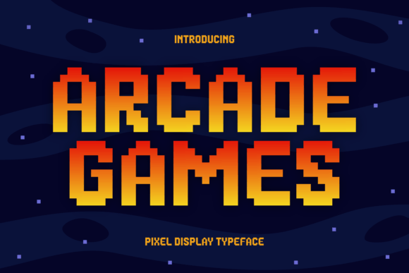 Arcade Games: A Joyful Pixel Font for Creative Projects