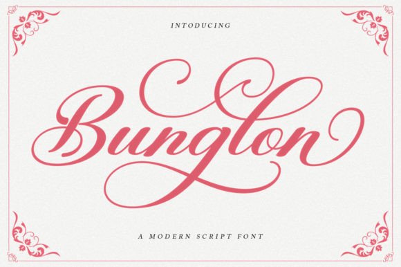 Bunglon: A Modern Calligraphy Font for Creative Projects