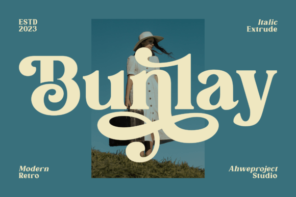 Bunlay: A Playfully Nostalgic Serif for Timeless Designs