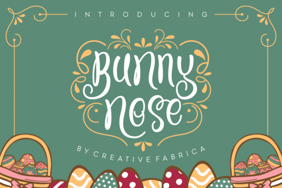 Bunny Nose: A Sweet Handwritten Easter Font for Spring Designs