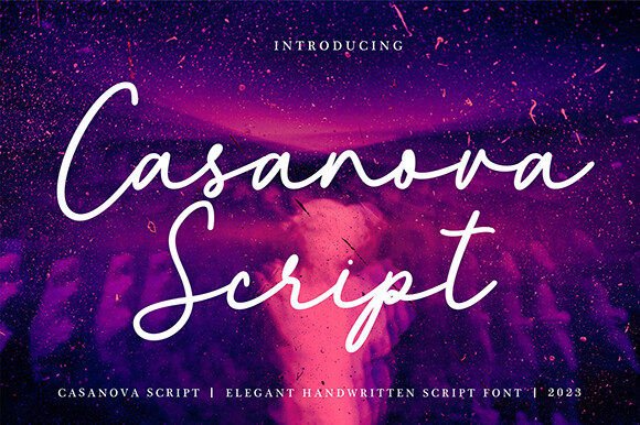 Casanova Script: A Stylish Handwritten Font for Elegant Designs