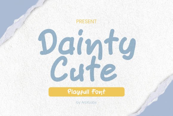 Dainty Cute: A Playful Font for Every Creative Project