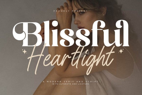 Discover the Elegance of the Blissful Heartlight Font