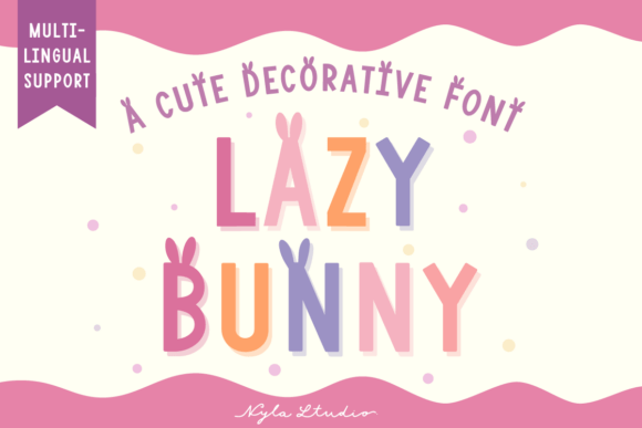 Discover the Playful Charm of Lazy Bunny Font