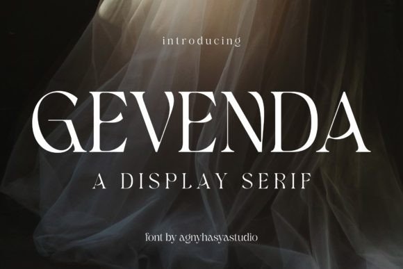 Gevenda: Elevate Your Designs with This Elegant Serif