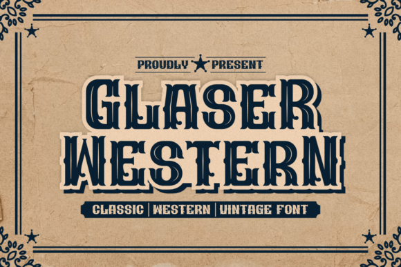 Glaser Western: A Bold Slab Serif for Impactful Design