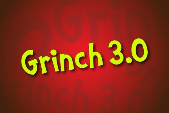 Grinch 3.0 brings a whimsical yet polished energy to creative projects, blending the playful spirit of a beloved cartoon with the clean execution of a modern typeface.