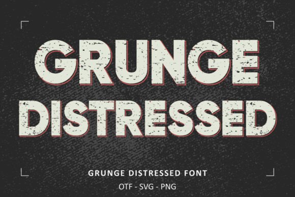 Grunge Distressed: A Vintage Display Typeface
