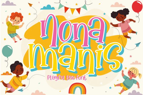 Nona Manis: A Sweet & Playful Display Font