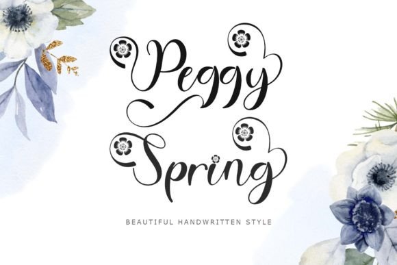 Peggy Spring: A Beautiful Handwritten Font for Your Designs