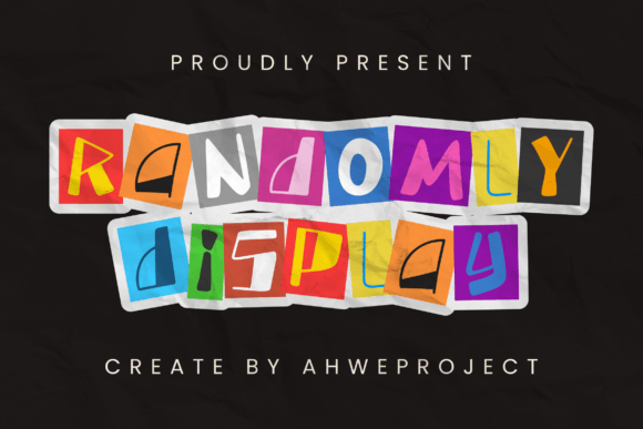 Randomly: A Display Font with Unique Retro Charm