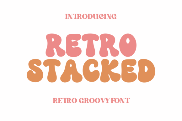Retro Stacked: A Cheerful Typeface for Creative Designs