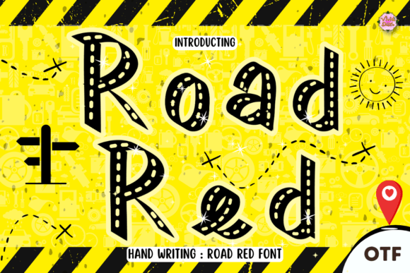 Road Red: Your Festive Hand-Lettered Font