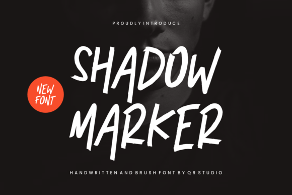 Shadow Marker: Bold Display Font for Authentic Branding