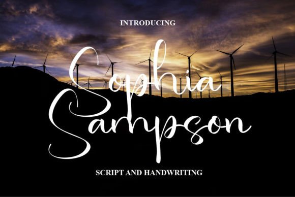 Sophia Sampson: A Charming Handwritten Typeface