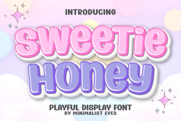 Sweetie Honey: The Bubbly Display Font for Creative Projects