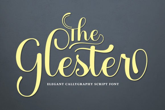 The Glester: A Modern Calligraphic Script with Timeless Elegance