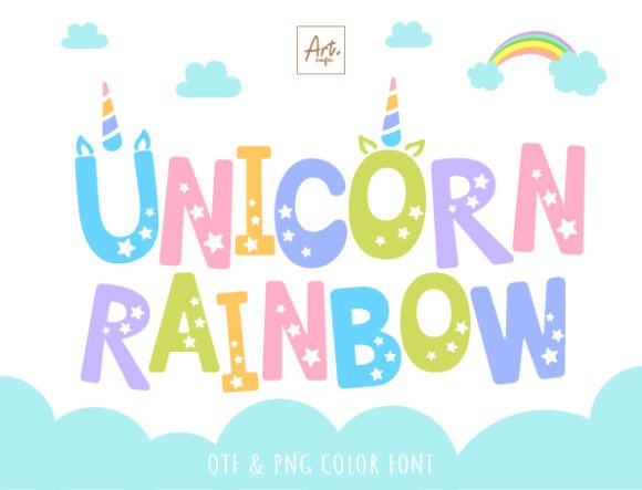 Unicorn Rainbow: A Playful Font for Creative Projects
